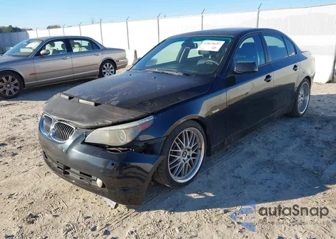 2005 BMW 545I из США, поврежденный, VIN WBANB335X5CN63441